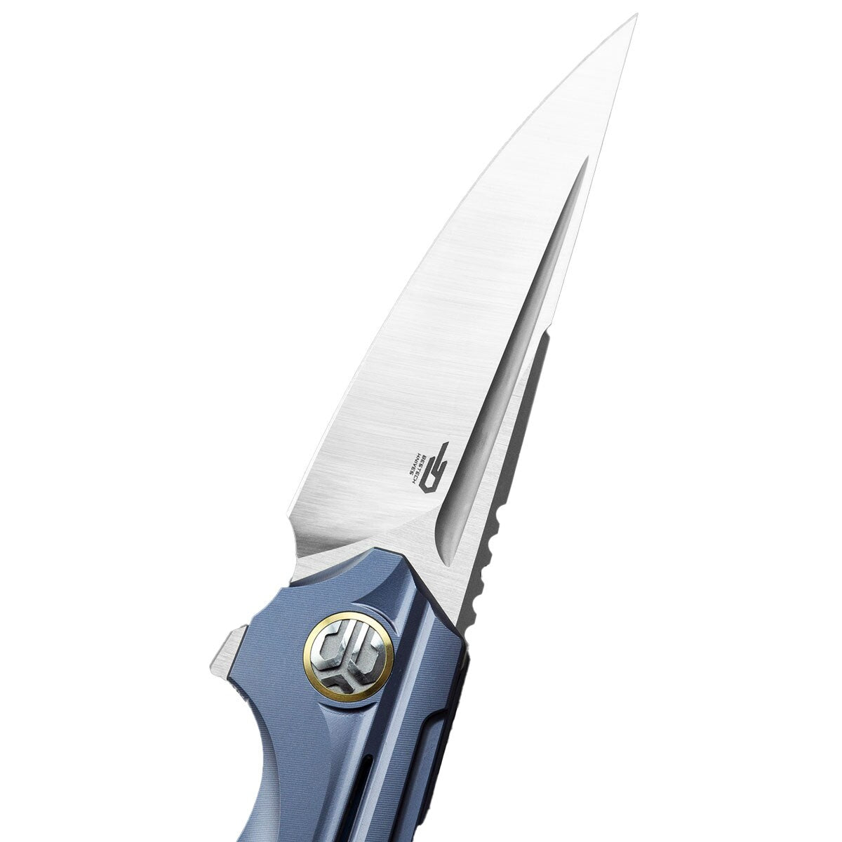 Nóż składany Bestech Knives Vigil - Satin Blade/Blue Titanium