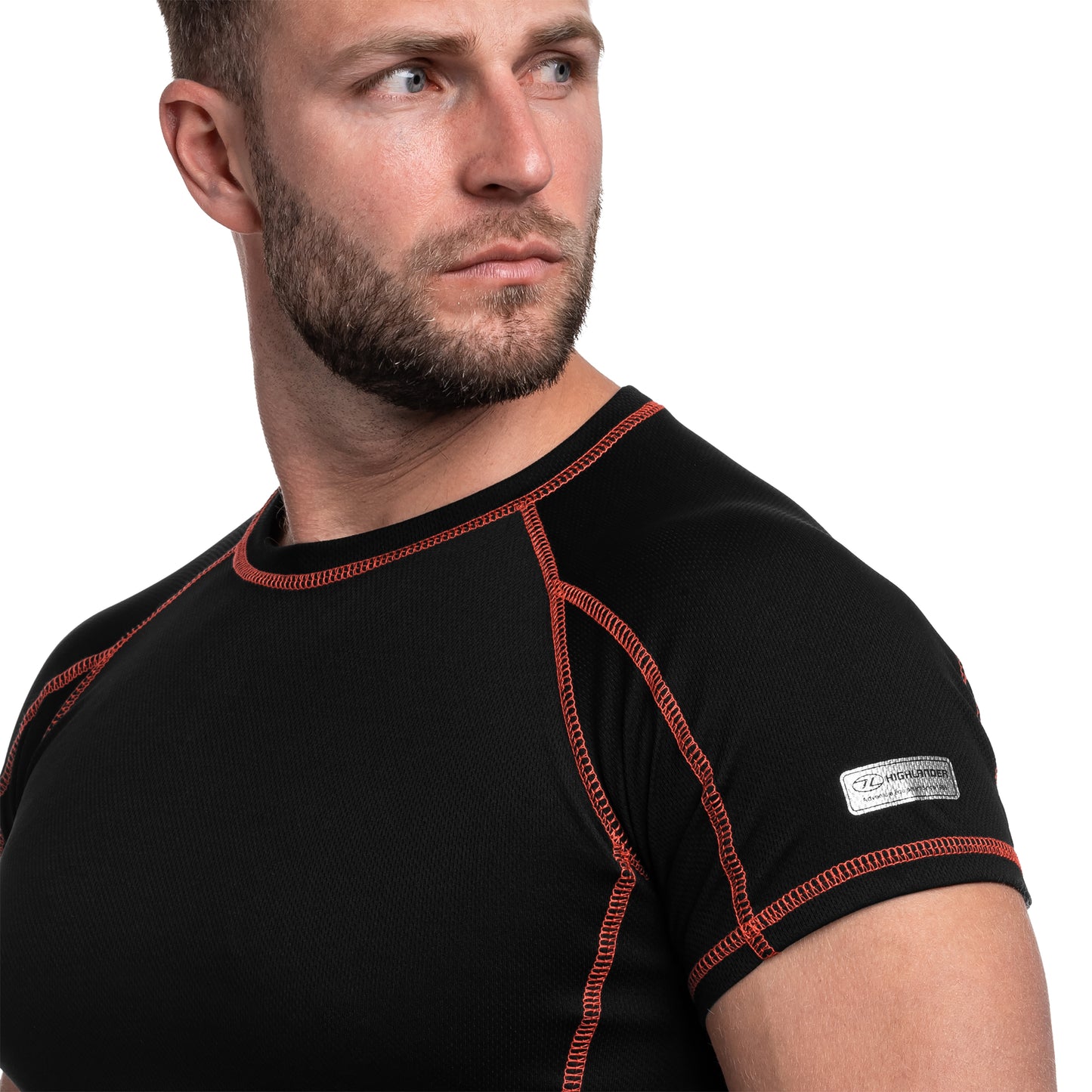 Koszulka termoaktywna Highlander Outdoor Pro 120 Base Layer - Black