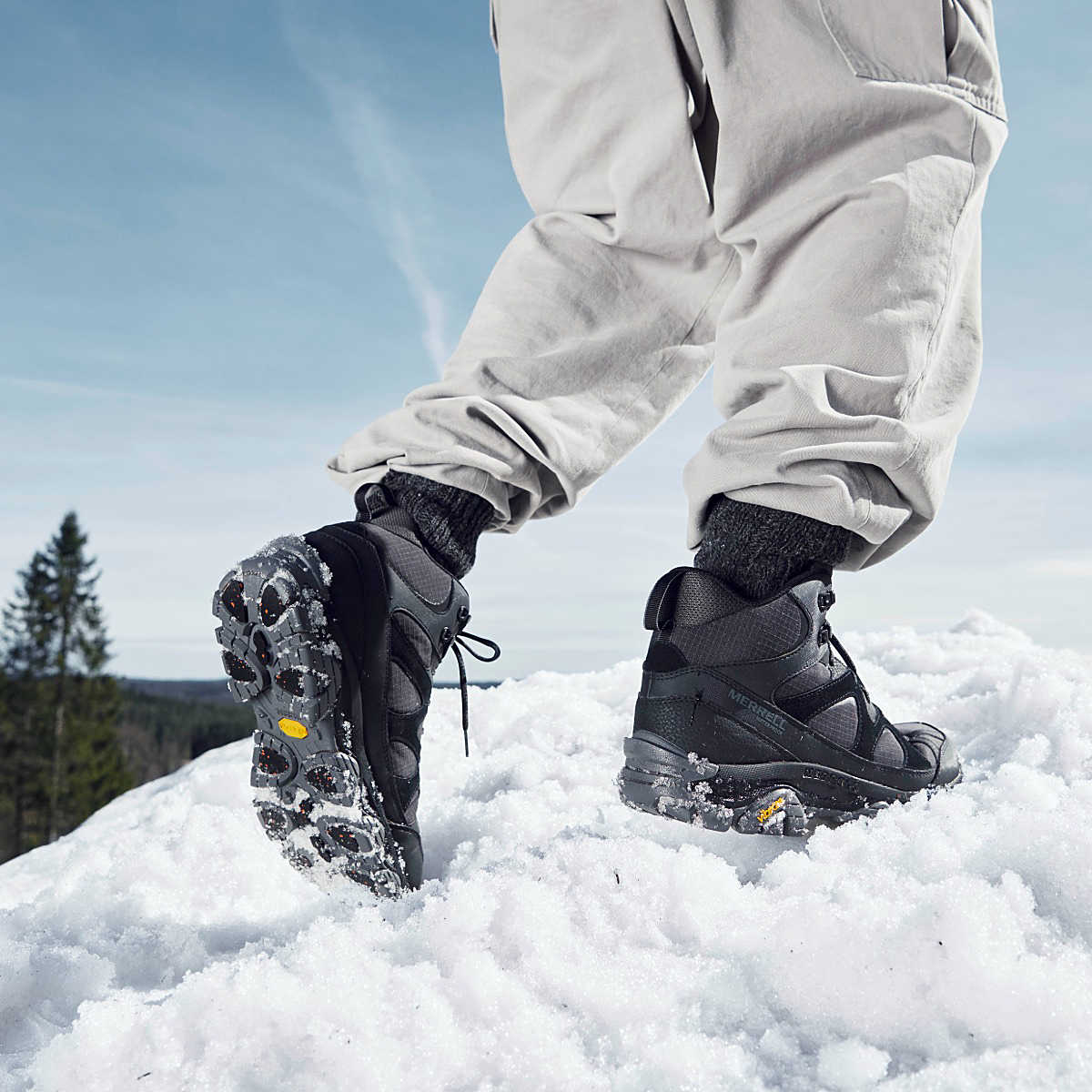 Buty Merrell Thermo Snow Grip MID Waterproof - Black