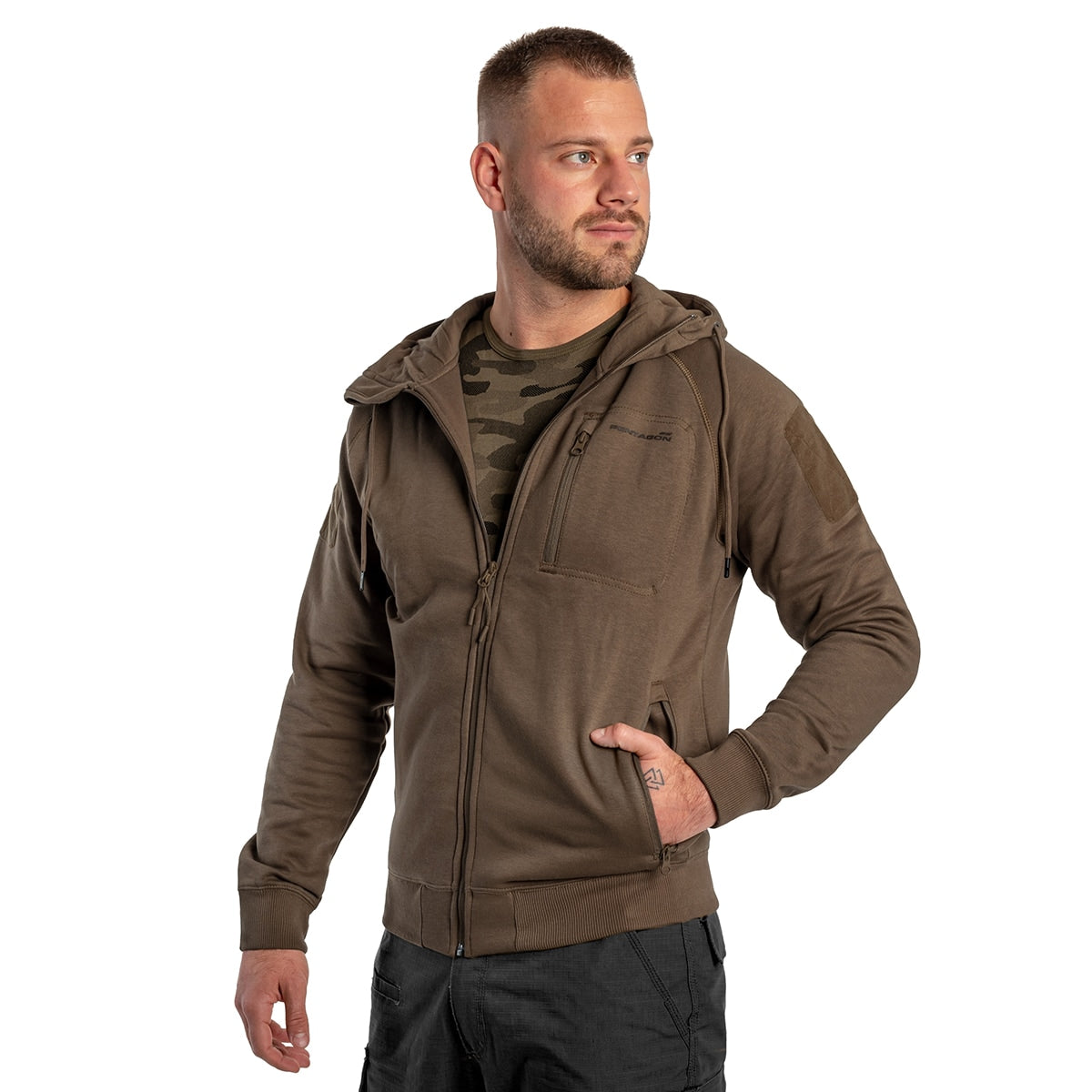 Bluza Pentagon Leonidas 2.0 Tactical Hoodie - Terra Brown