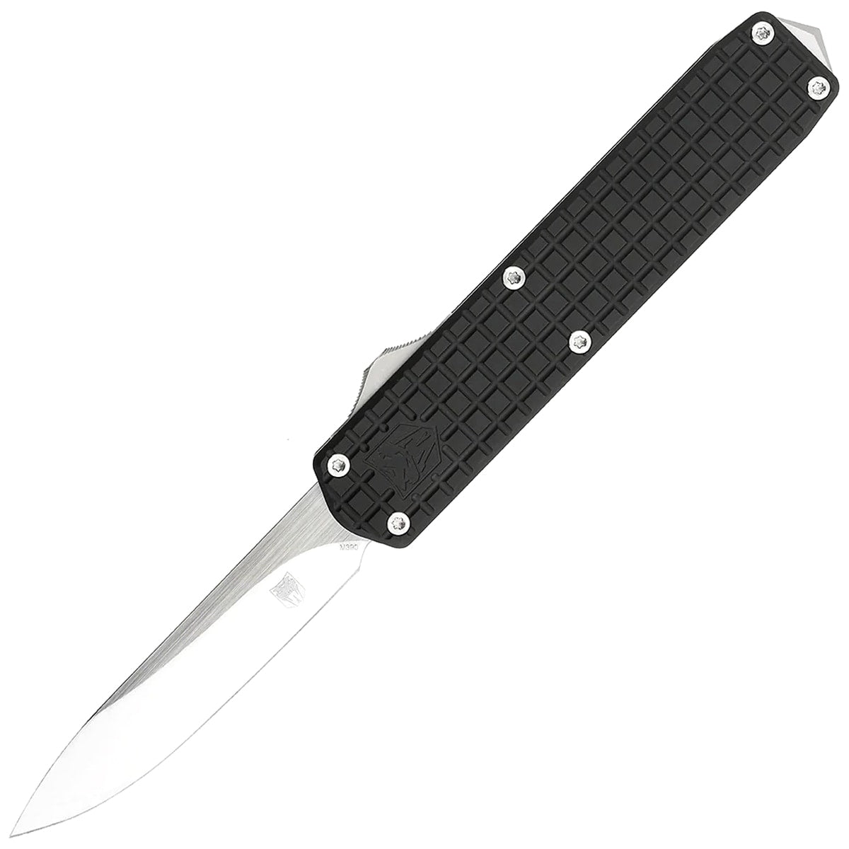 Nóż sprężynowy CobraTec Large Warrior Drop-Point M390 - Black