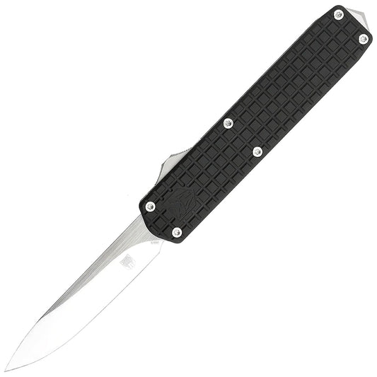 Nóż sprężynowy CobraTec Large Warrior Drop-Point M390 - Black