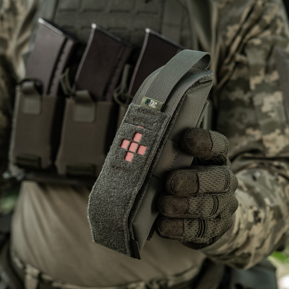 Ładownica zamknięta M-Tac na stazę taktyczną Flap - Ranger Green