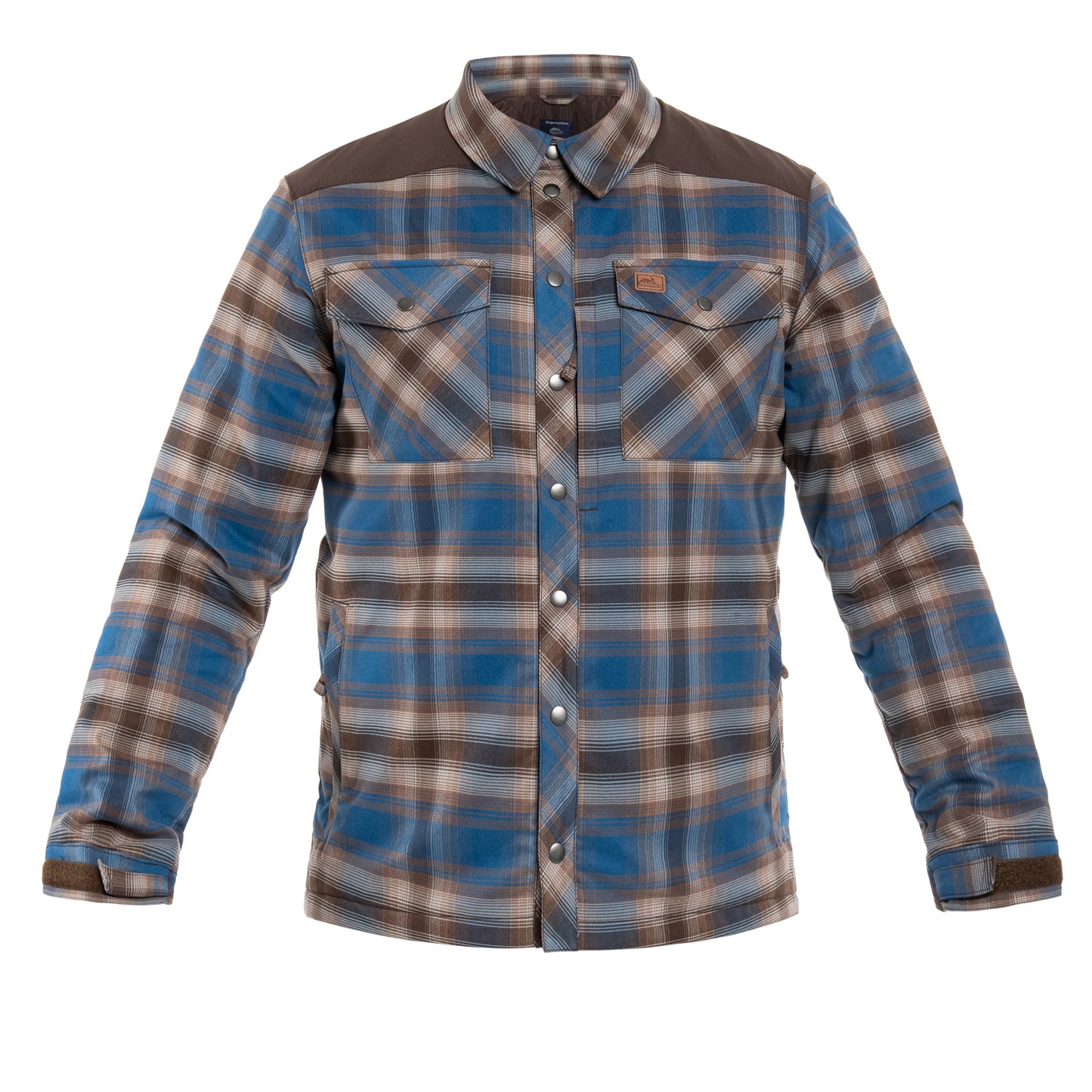Koszula Helikon Winter Warden Long Sleeve - Forest Blue Plaid