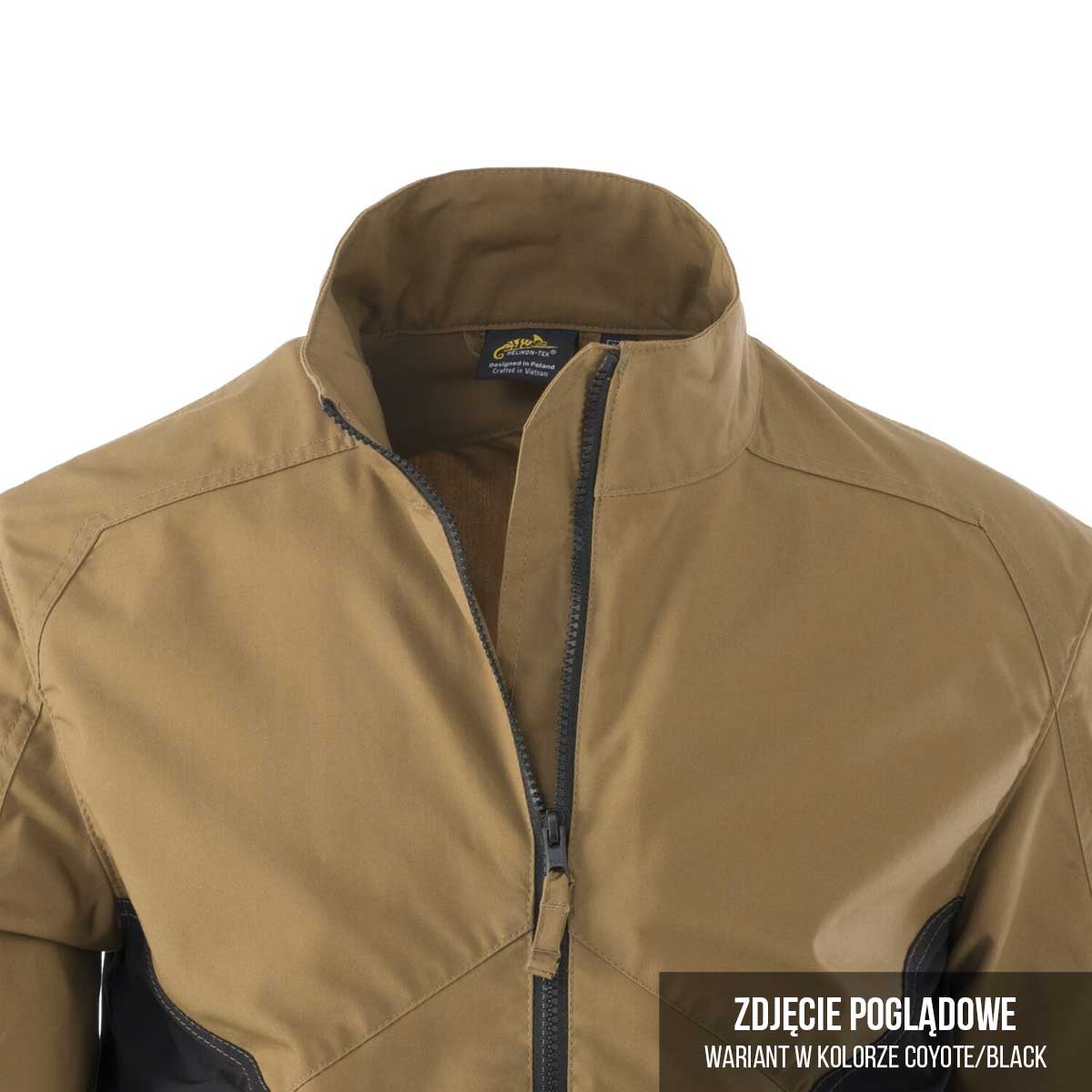 Kurtka Helikon Greyman - Ash Grey/Black