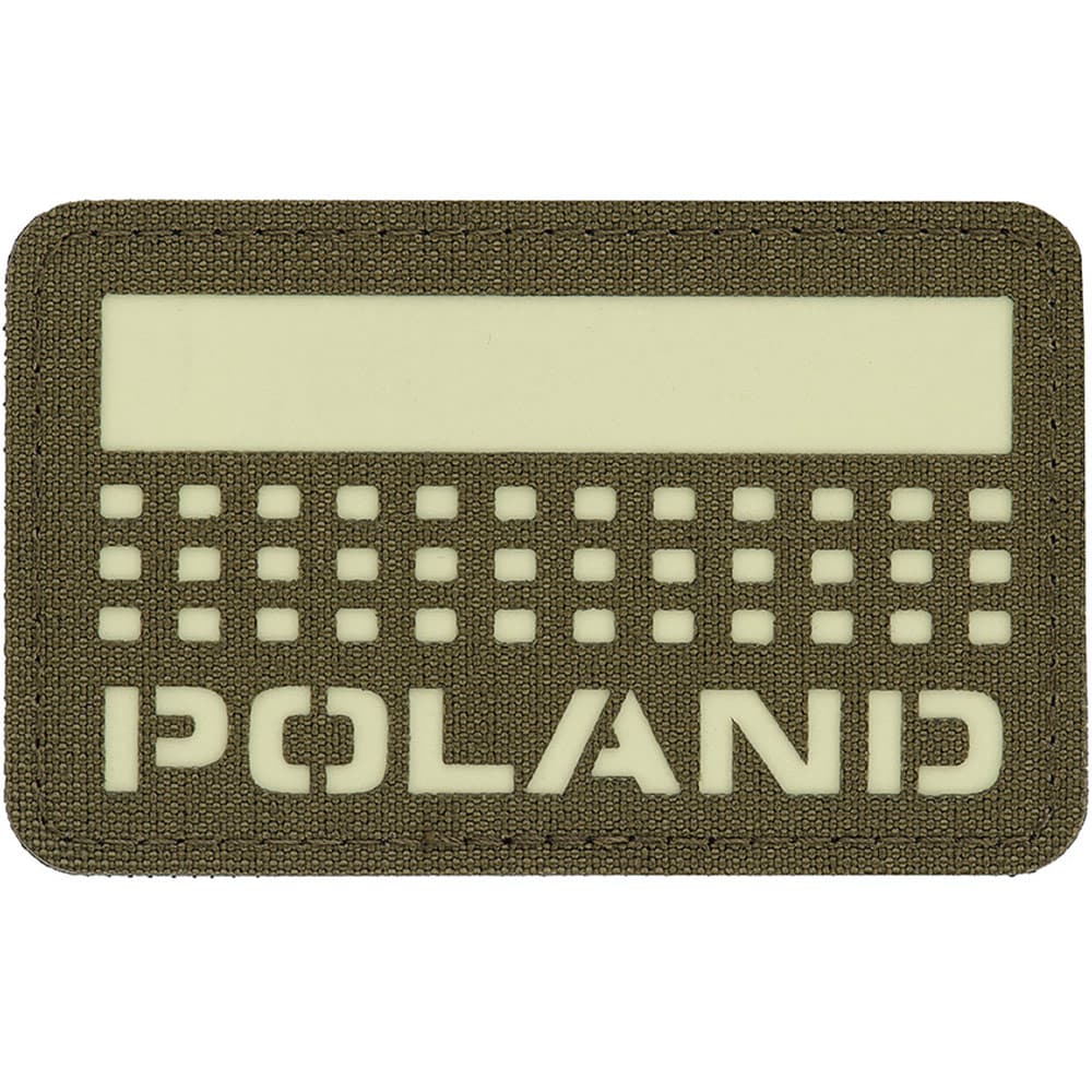 Naszywka M-Tac Flaga Poland Laser Cut - Ranger Green Luminate