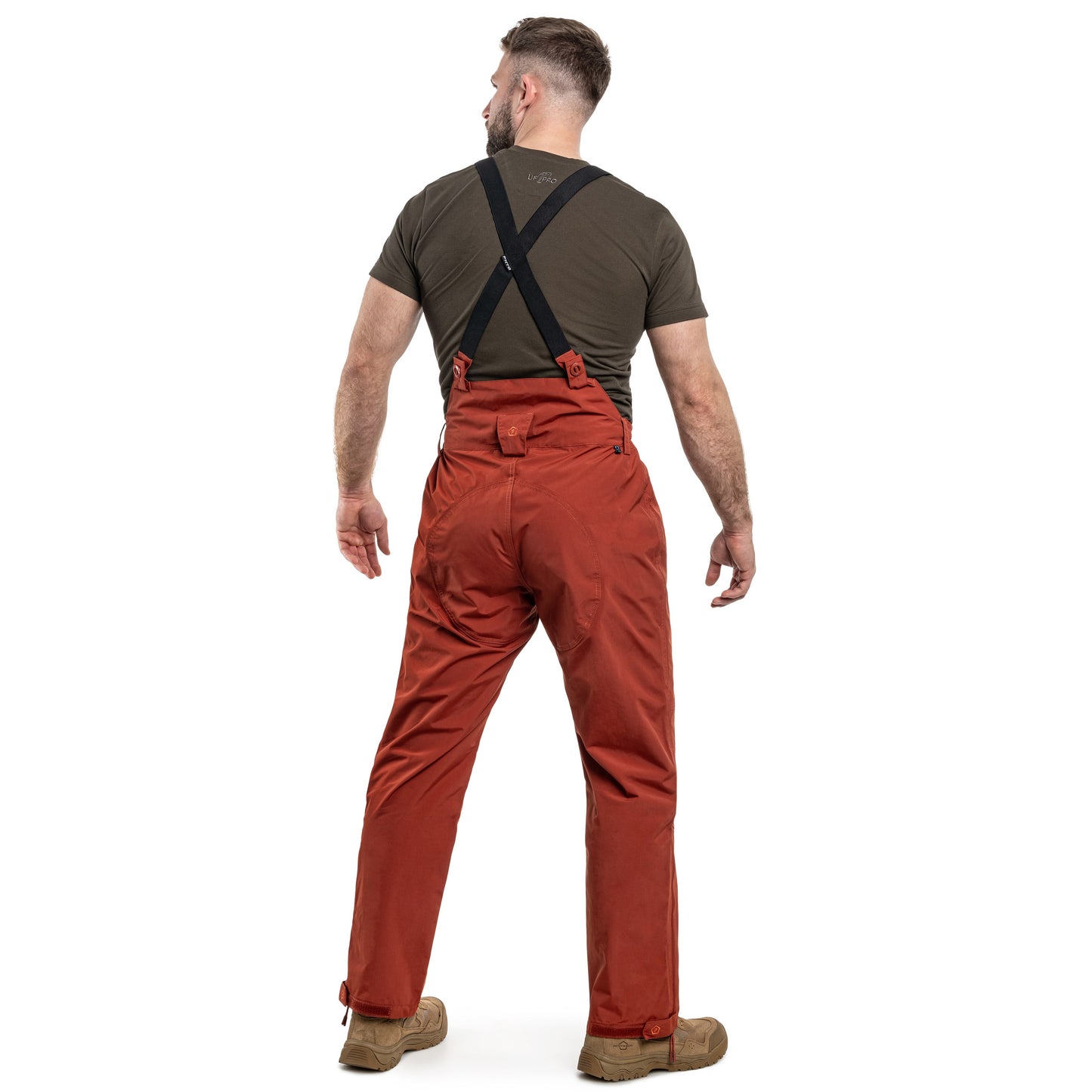 Spodnie Pentagon Hurricane z szelkami - Maroon Red