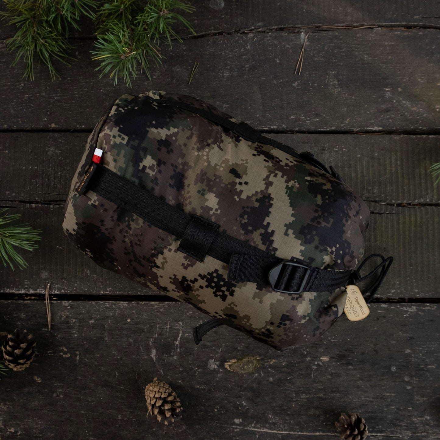 Podpinka hamakowa TigerWood Underquilt Marra 2.0 200 cm - Camo