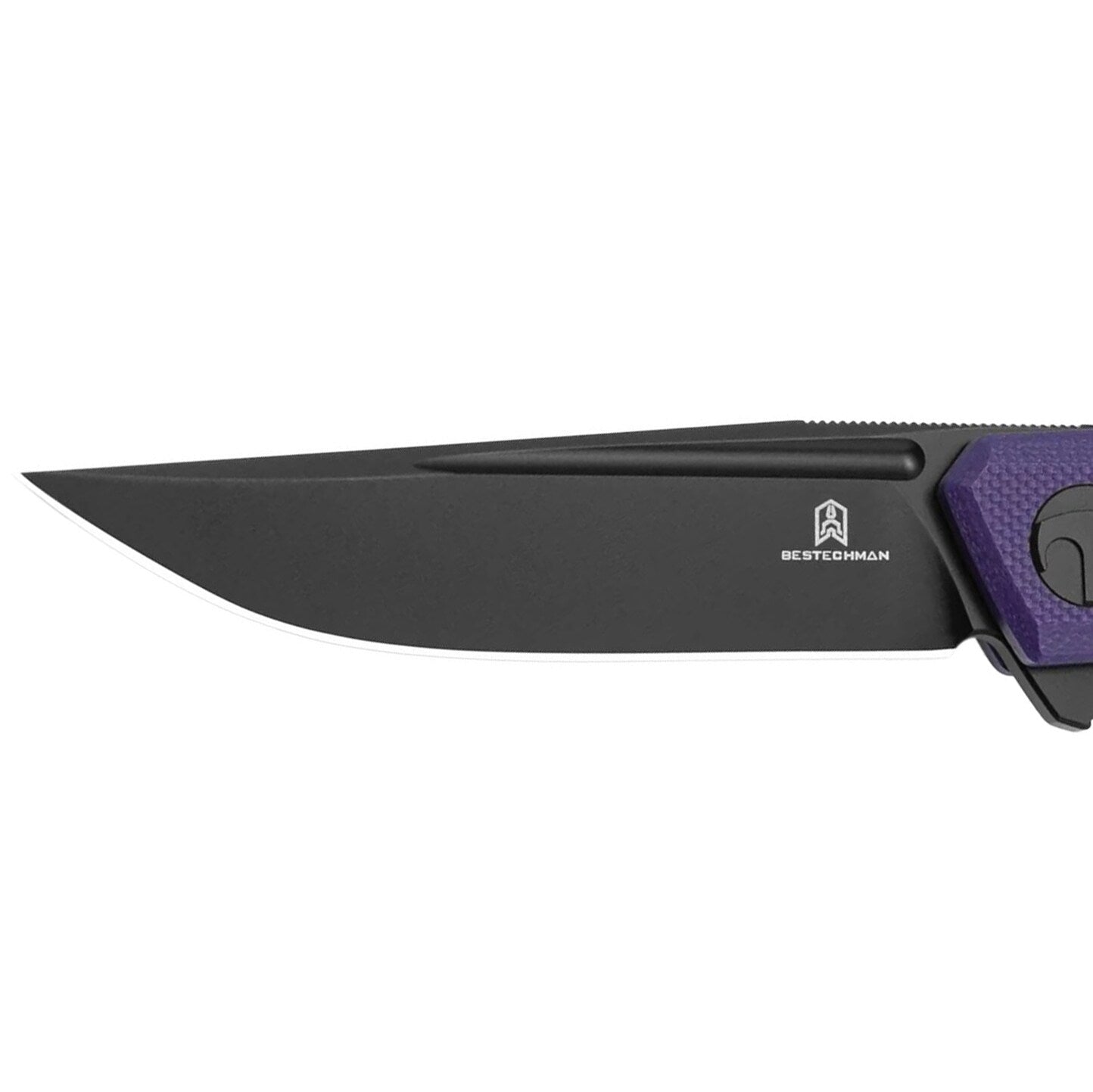 Nóż składany Bestechman Mini Dundee - Purple/Black DLC