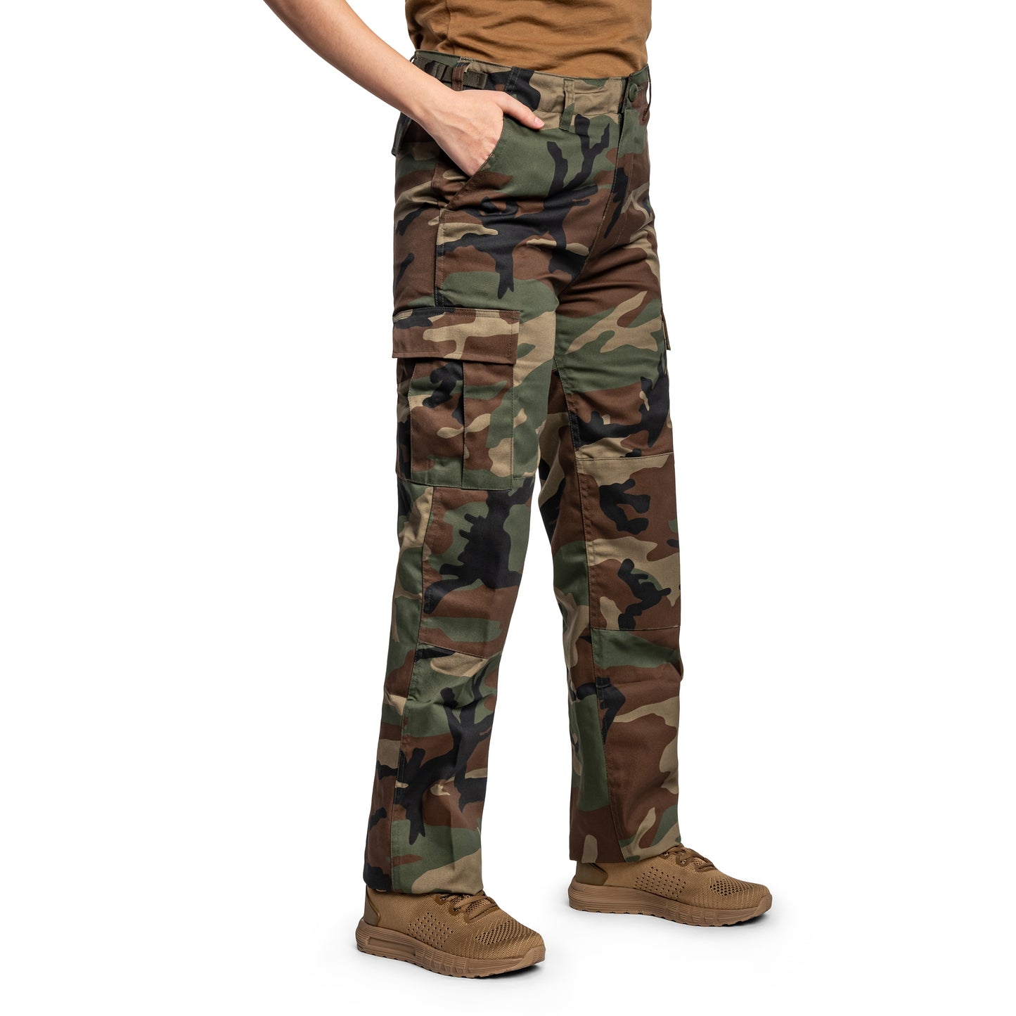 Spodnie dziecięce Mil-Tec BDU Woodland
