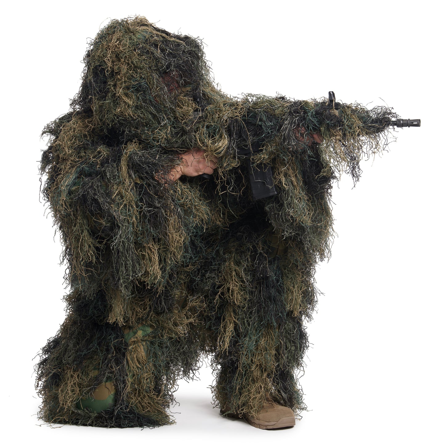 Strój maskujący Mil-Tec Ghillie Suit "Anti Fire" - Woodland