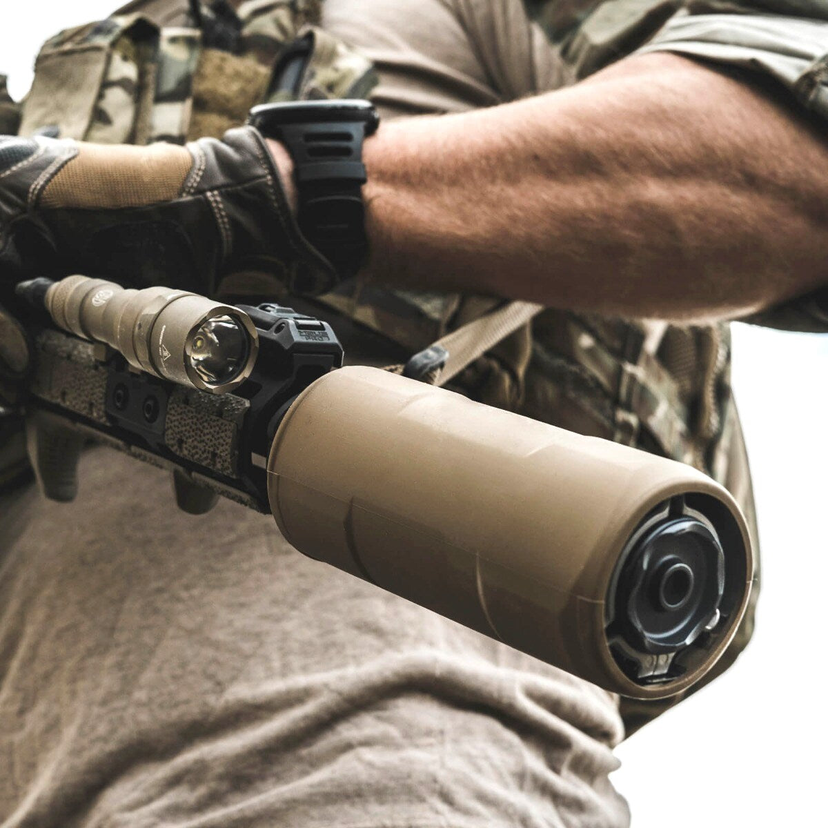 Osłona na tłumik Magpul - Medium Coyote Tan