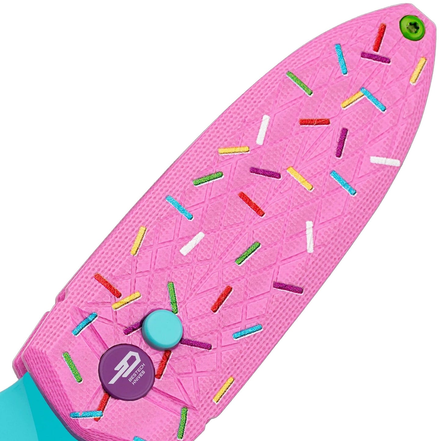 Nóż składany Bestech Knives QUQU G10 - Pink Sprinkle
