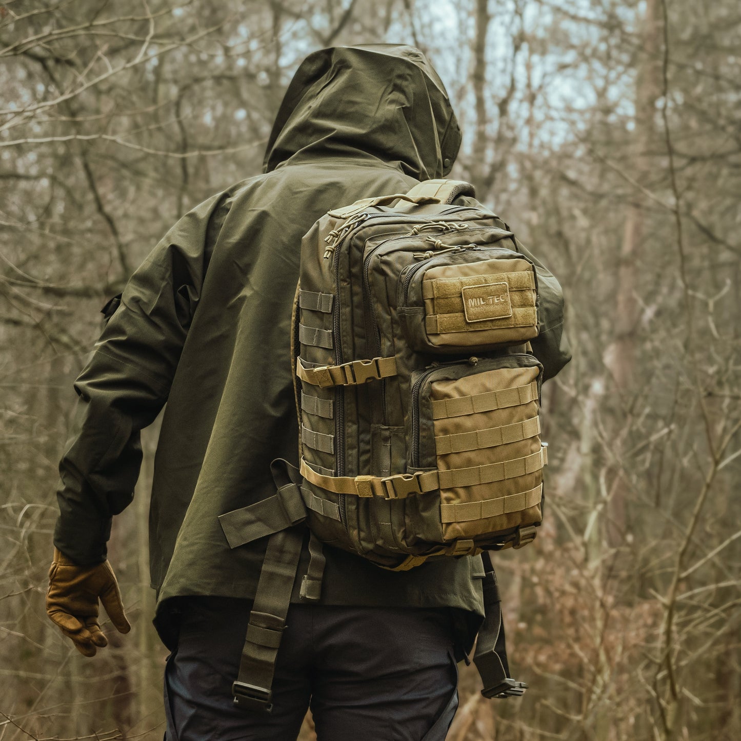 Plecak Mil-Tec Assault Pack Small 20 l - Ranger Green/Coyote