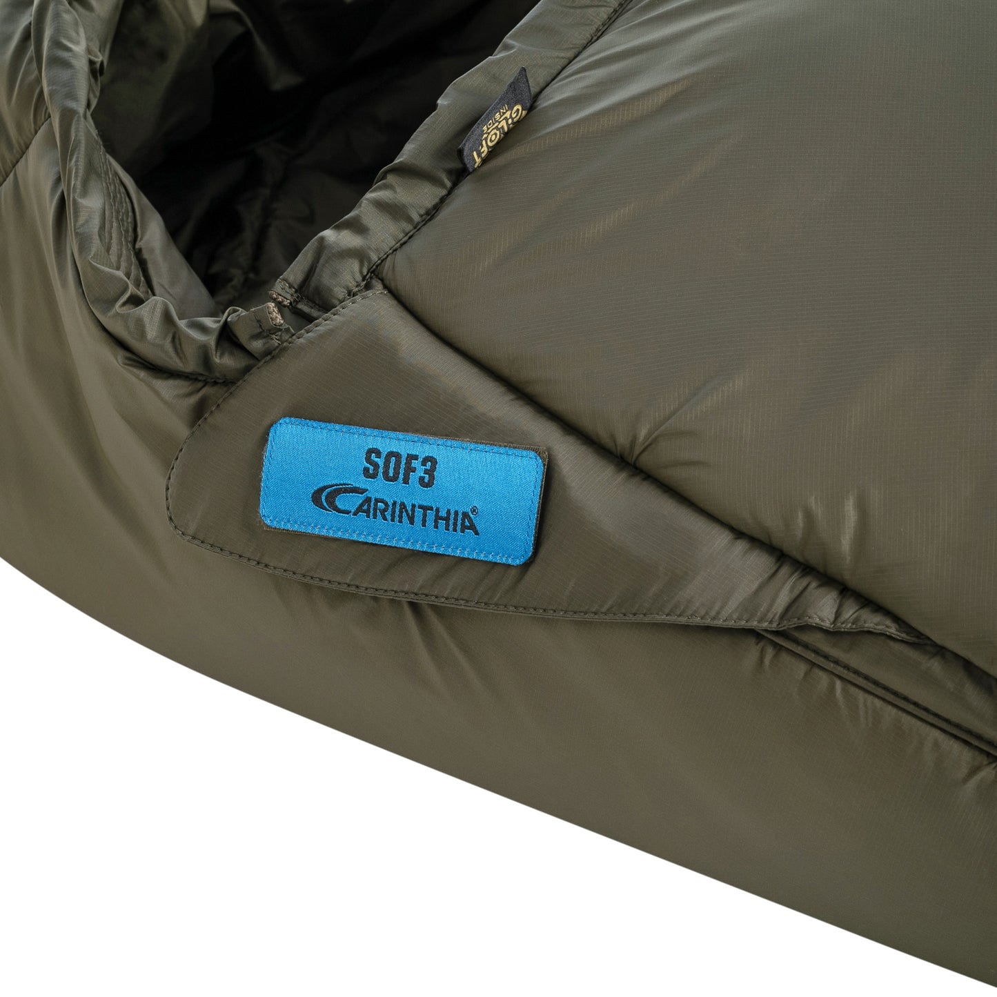 Śpiwór Carinthia SOF 3 Medium Olive - Prawy