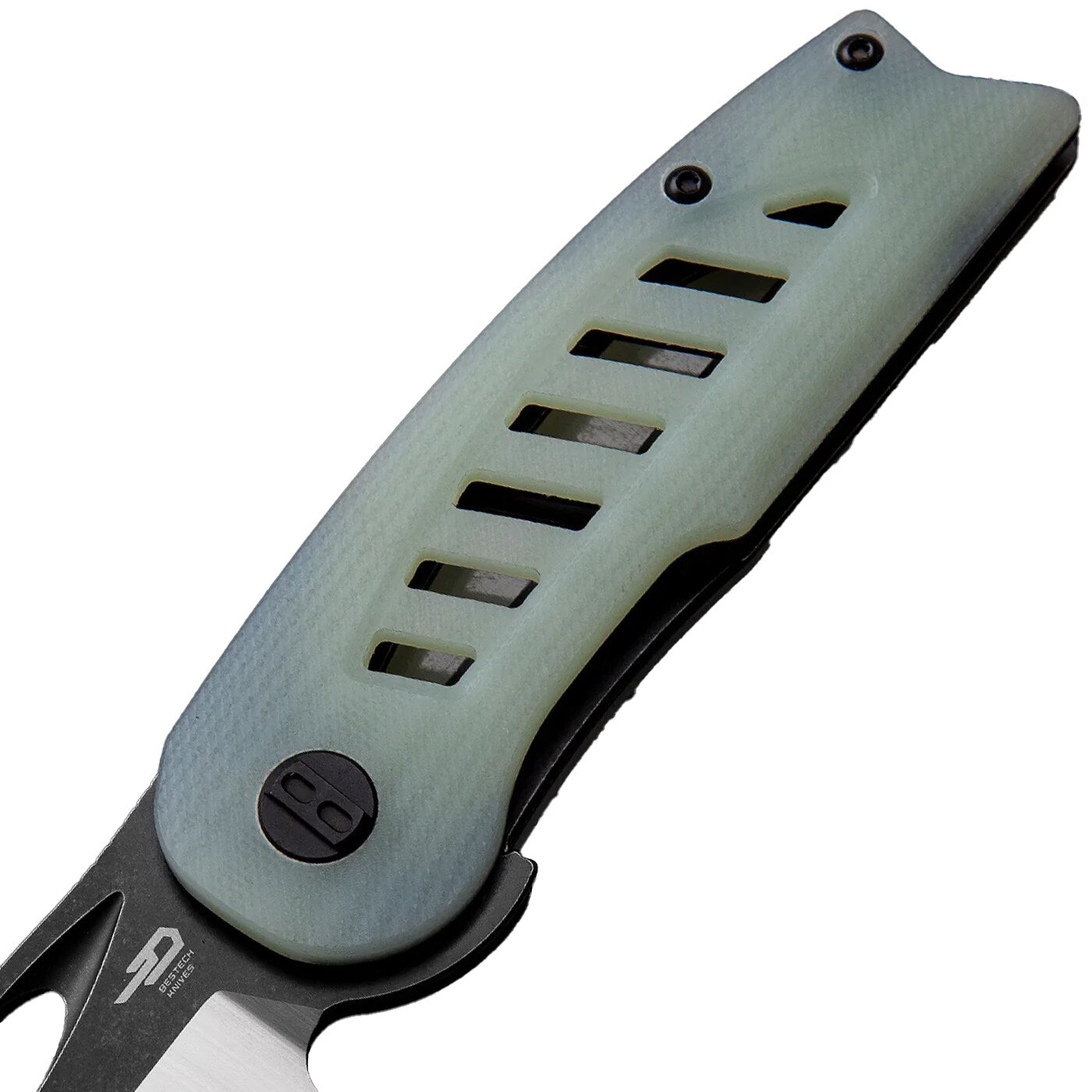 Nóż składany Bestech Explorer - Transparent/Satin Stonewash
