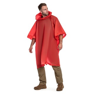 Ponczo Highlander Outdoor PEVA - Red
