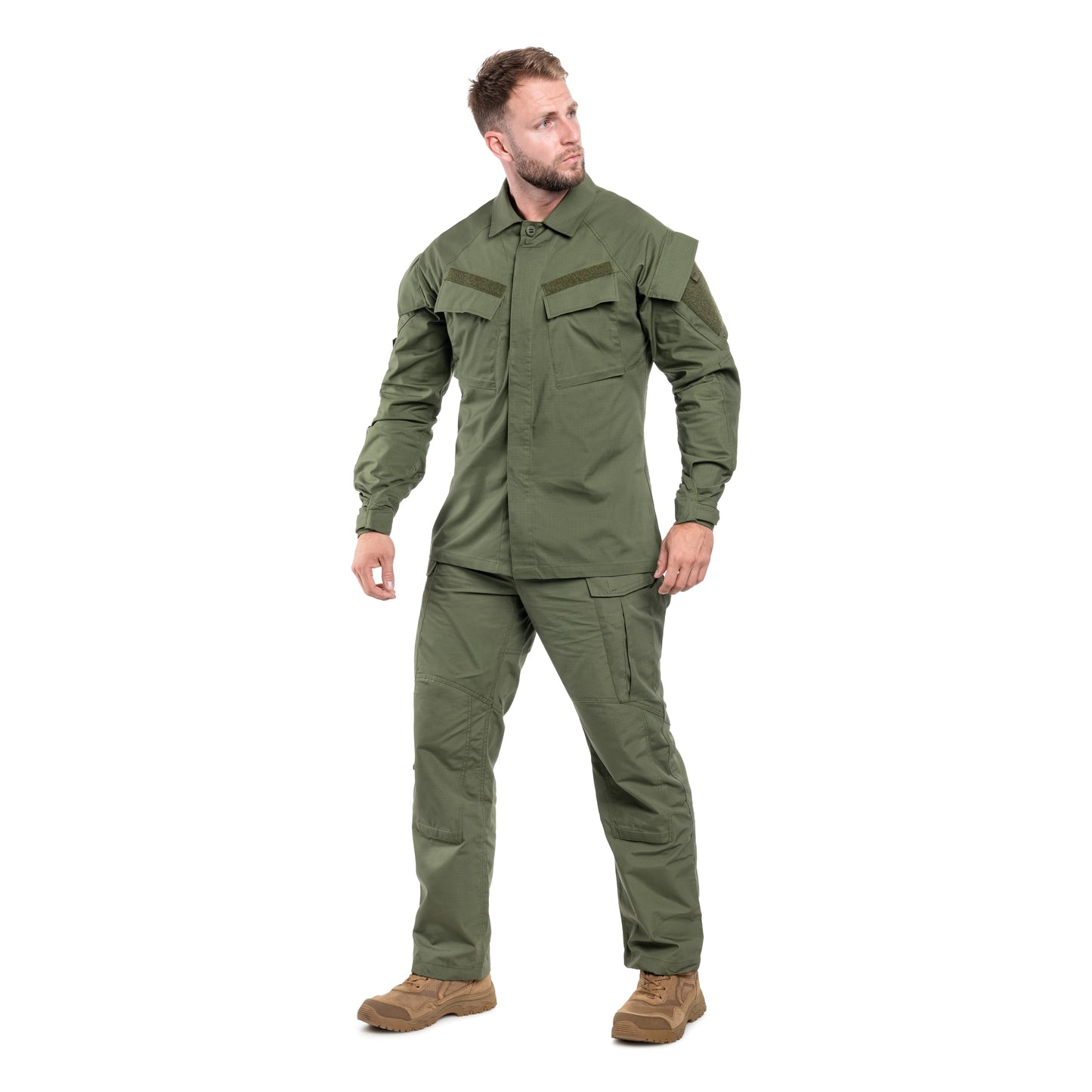 Bluza Helikon Raid Polycotton Stretch Rip-Stop - Olive Green