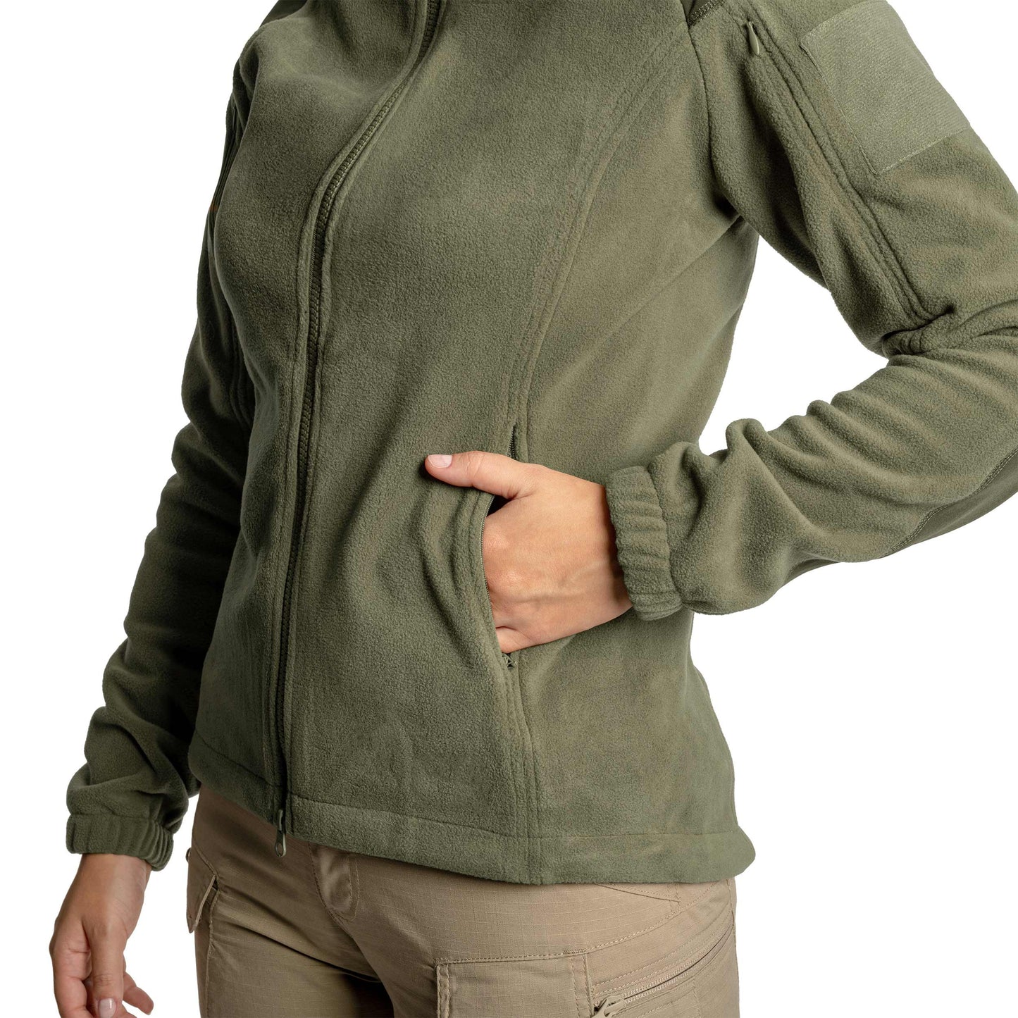 Polar damski Helikon Cumulus Heavy Fleece - Taiga Green