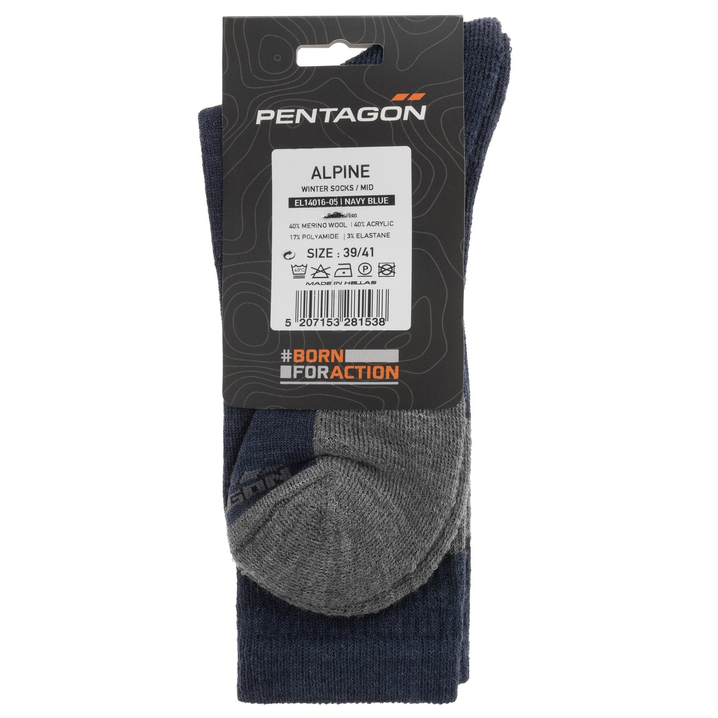Skarpety Pentagon Alpine Merino Medium - Navy Blue