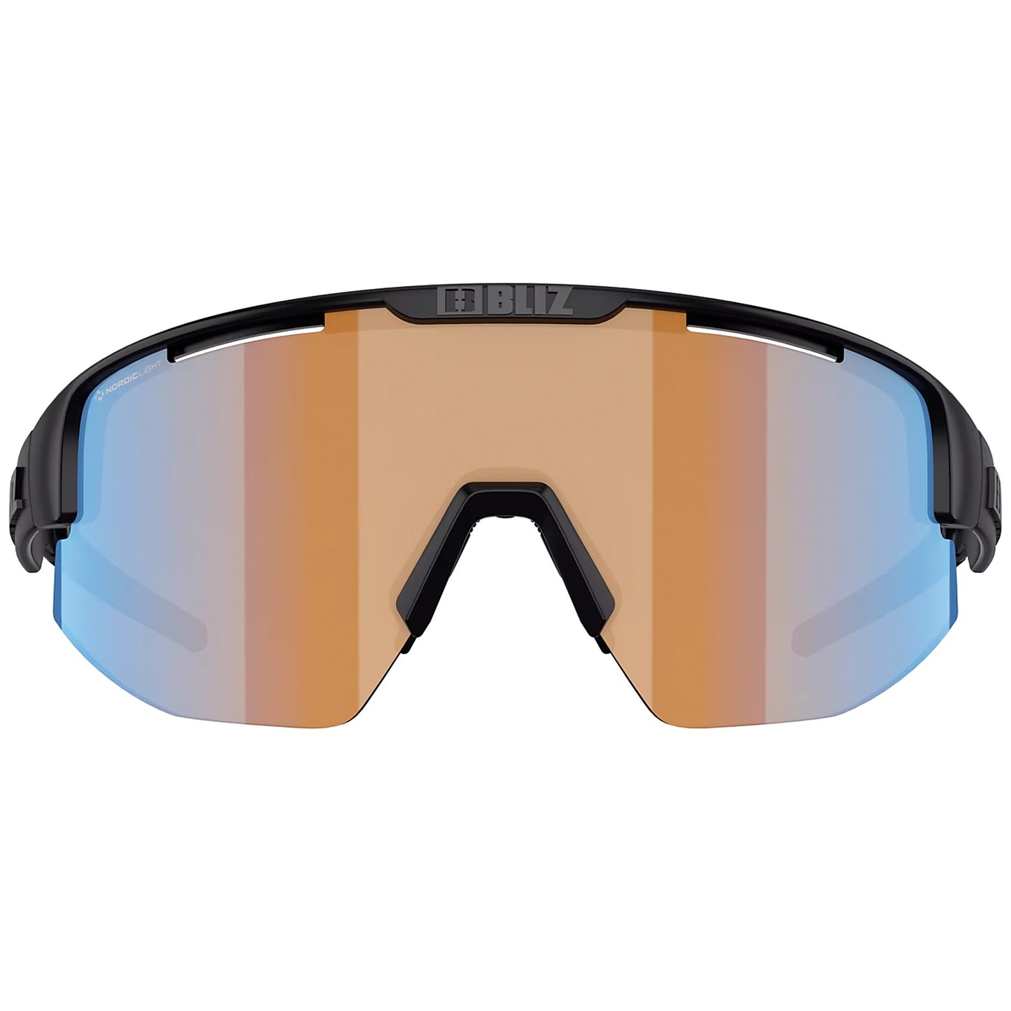 Okulary przeciwsłoneczne Bliz Matrix Nano Optics - Black/Coral Orange Blue