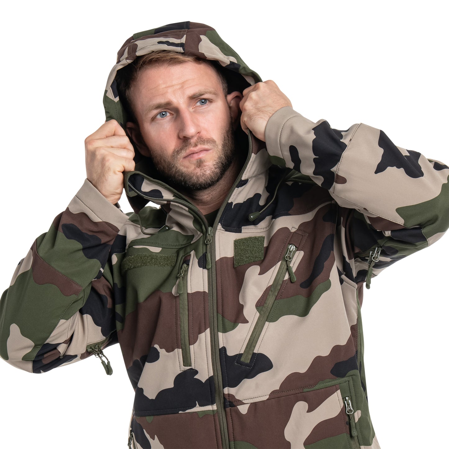 Kurtka Mil-Tec SCU 14 Softshell - CCE Camo