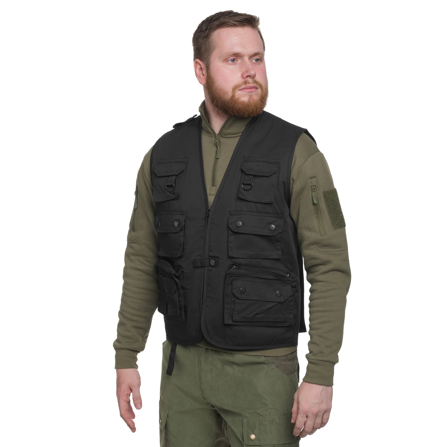 Bezrękawnik Mil-Tec Hunt & Fishing Mesh - Black