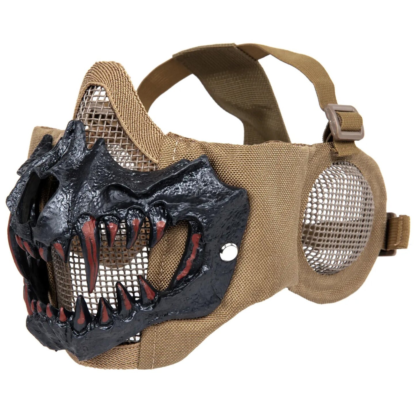 Maska ochronna typu Stalker Wosport EVO Plus Fangs Ear Protection - Tan