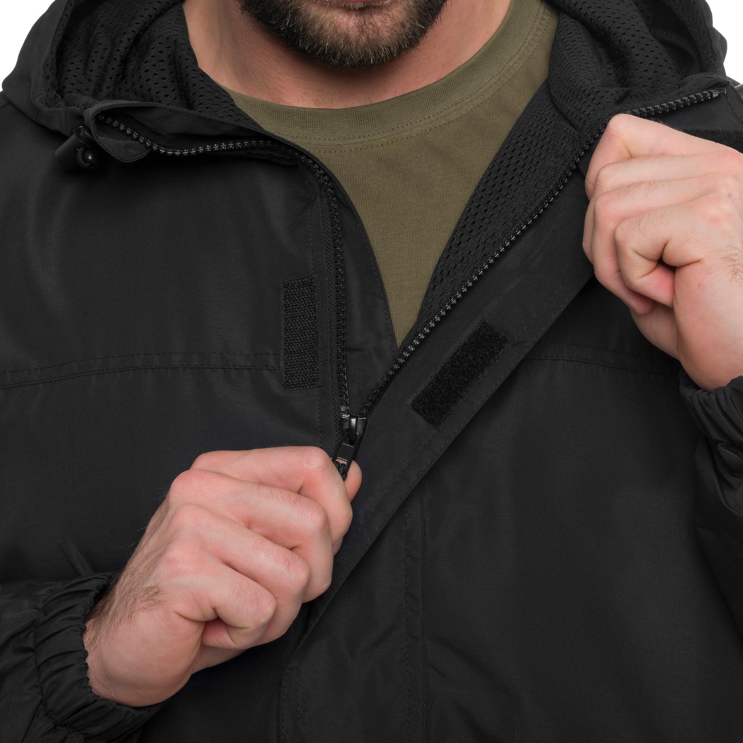 Kurtka Brandit Light Windbreaker Frontzip - Black