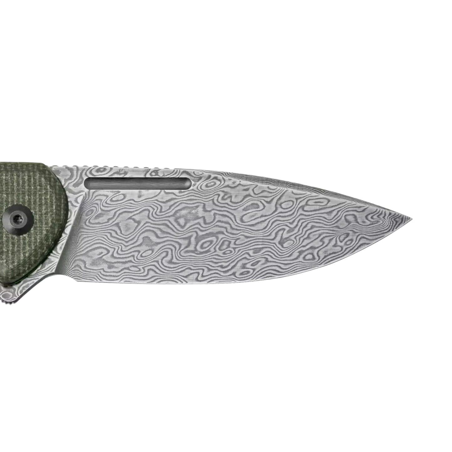 Nóż składany Civivi Conspirator Damascus - Dark Green