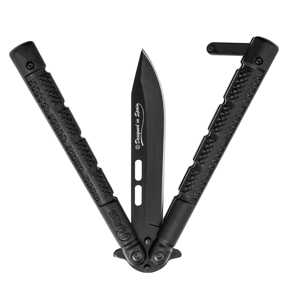 Nóż składany motylek K25 36250 Balisong Black