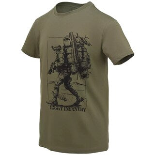 Koszulka T-Shirt Helikon Light Infantry - Olive Green