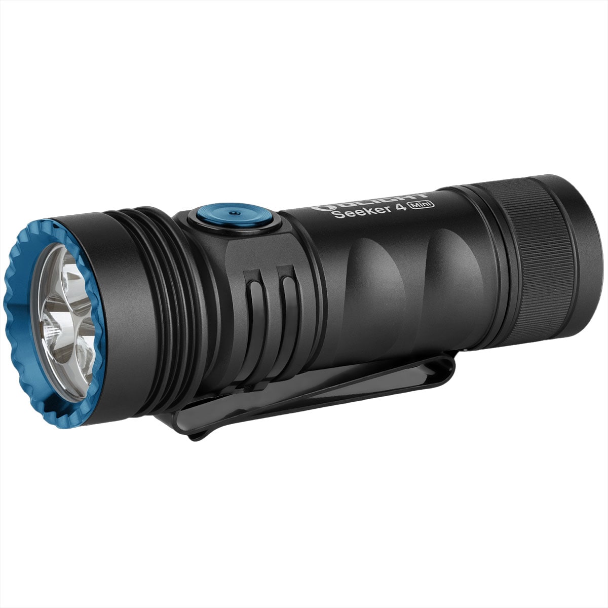 Latarka taktyczna Olight Seeker 4 Mini Cool White Black - 1200 lumenów