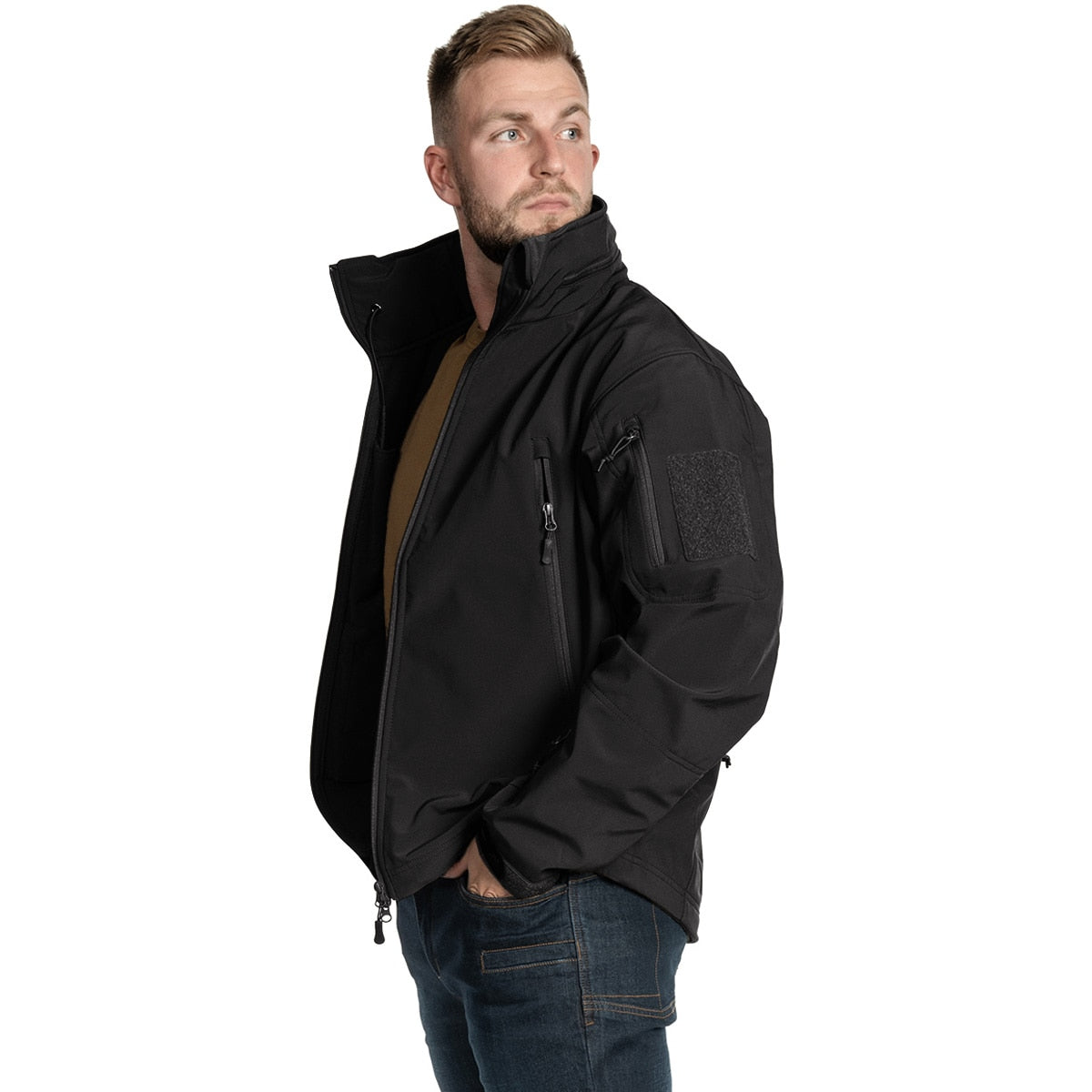 Kurtka Helikon Gunfighter Softshell Shark Skin Windblocker - Ash Grey