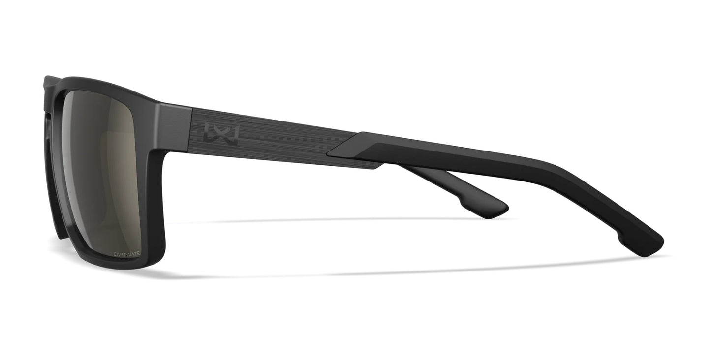 Okulary taktyczne Wiley X Apex - Captivate Polarized Tungsten Mirror/Matte Black
