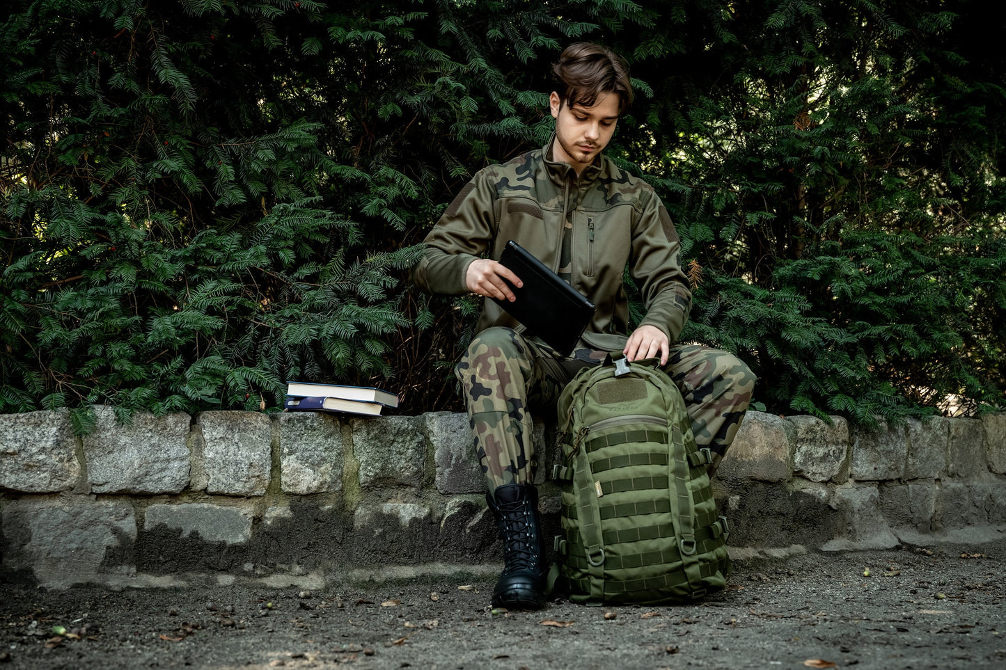 Kurtka Maskpol Softshell SPM-01 - wz.93 Pantera PL Woodland