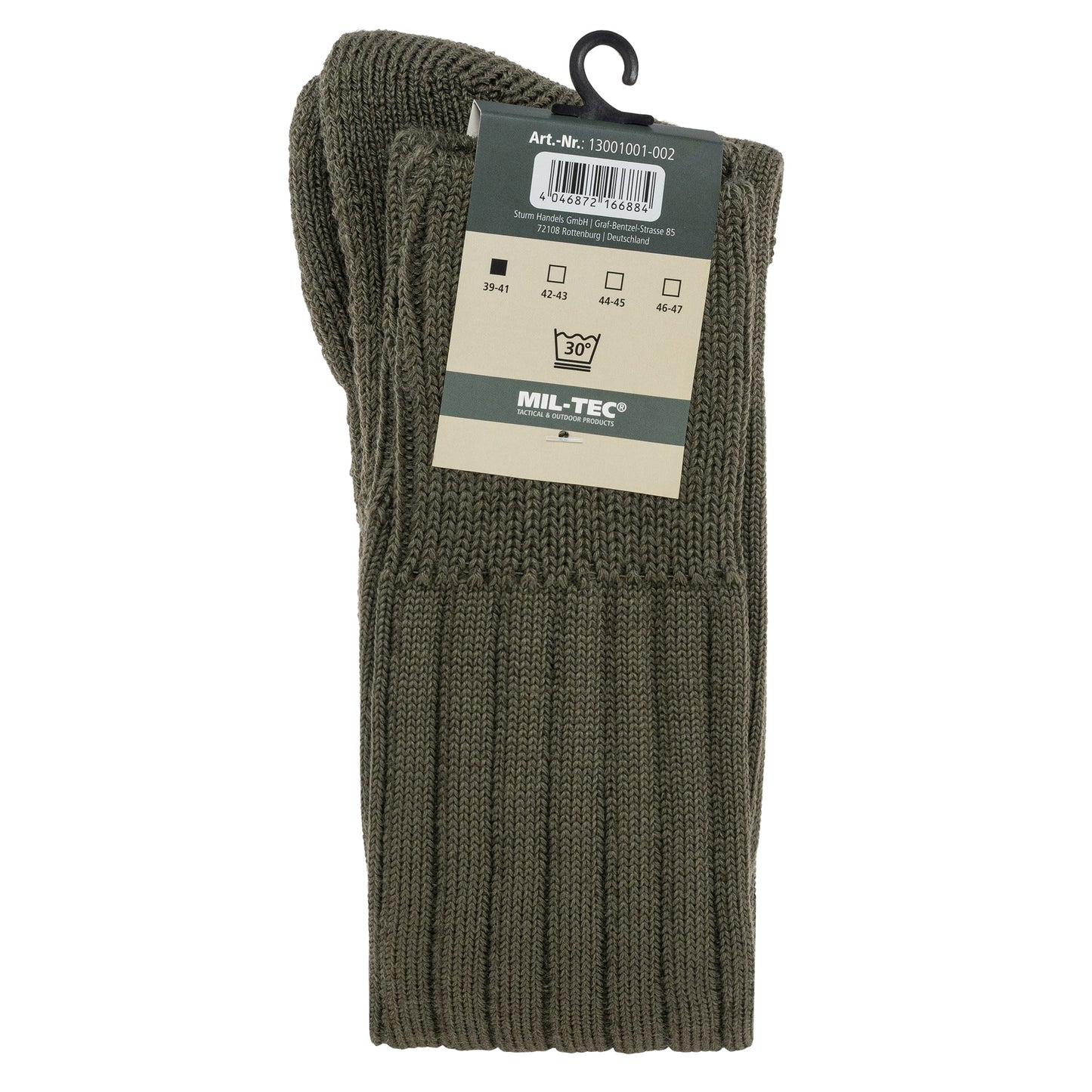 Skarpety Mil-Tec German Cold Weather Long - Olive