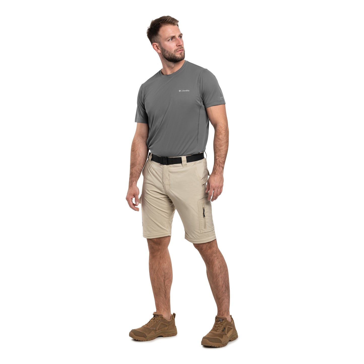 Spodnie Columbia Silver Ridge Utility Convertible Pants - Ancient Fossil