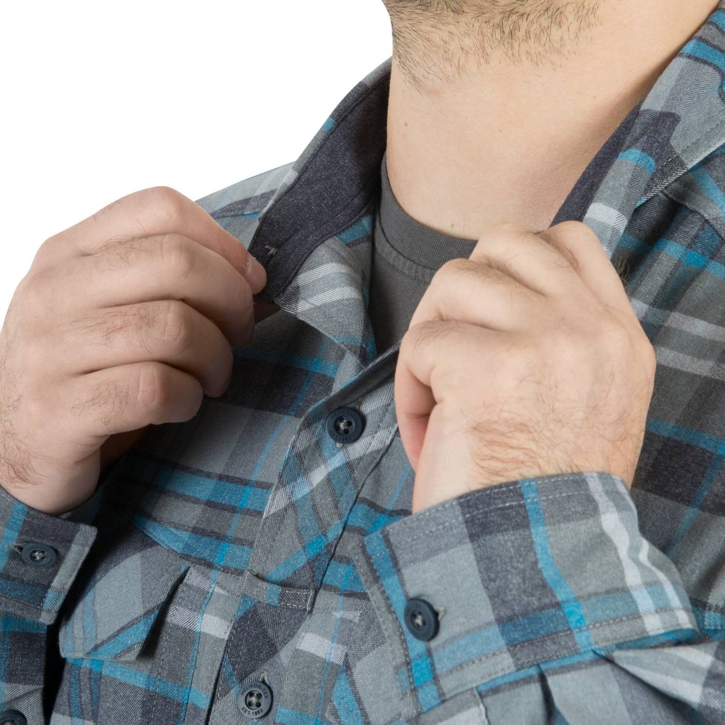 Koszula Helikon Defender Mk2 Pilgrim - Blue Plaid