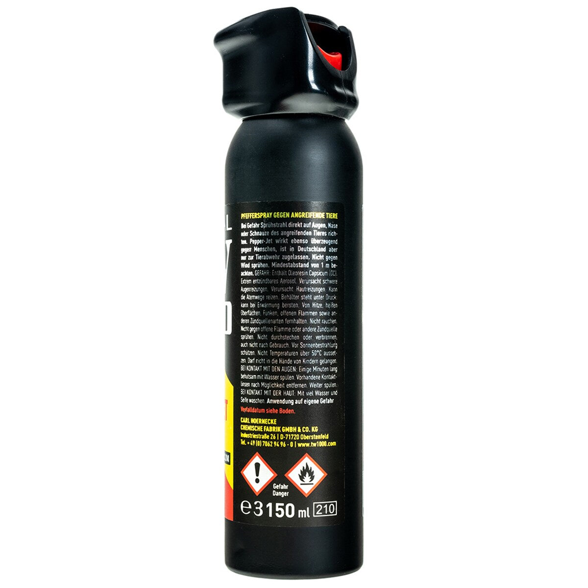 Gaz pieprzowy na zwierzęta TW 1000 Pepper Gigant Jet 150 ml - strumień (DE)