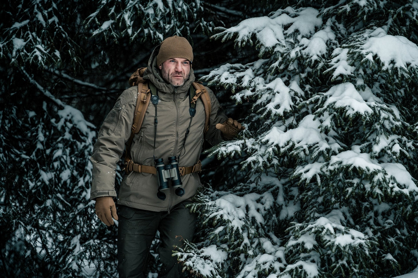 Rękawice taktyczne Mechanix Wear ColdWork Base Layer - Coyote