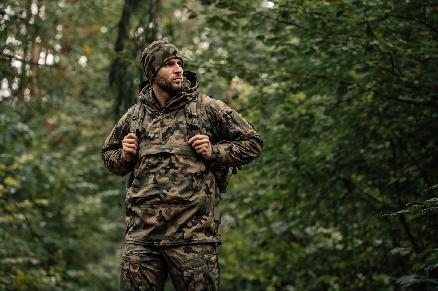 Czapka Helikon Watch Cap - wz.93 Pantera PL Woodland