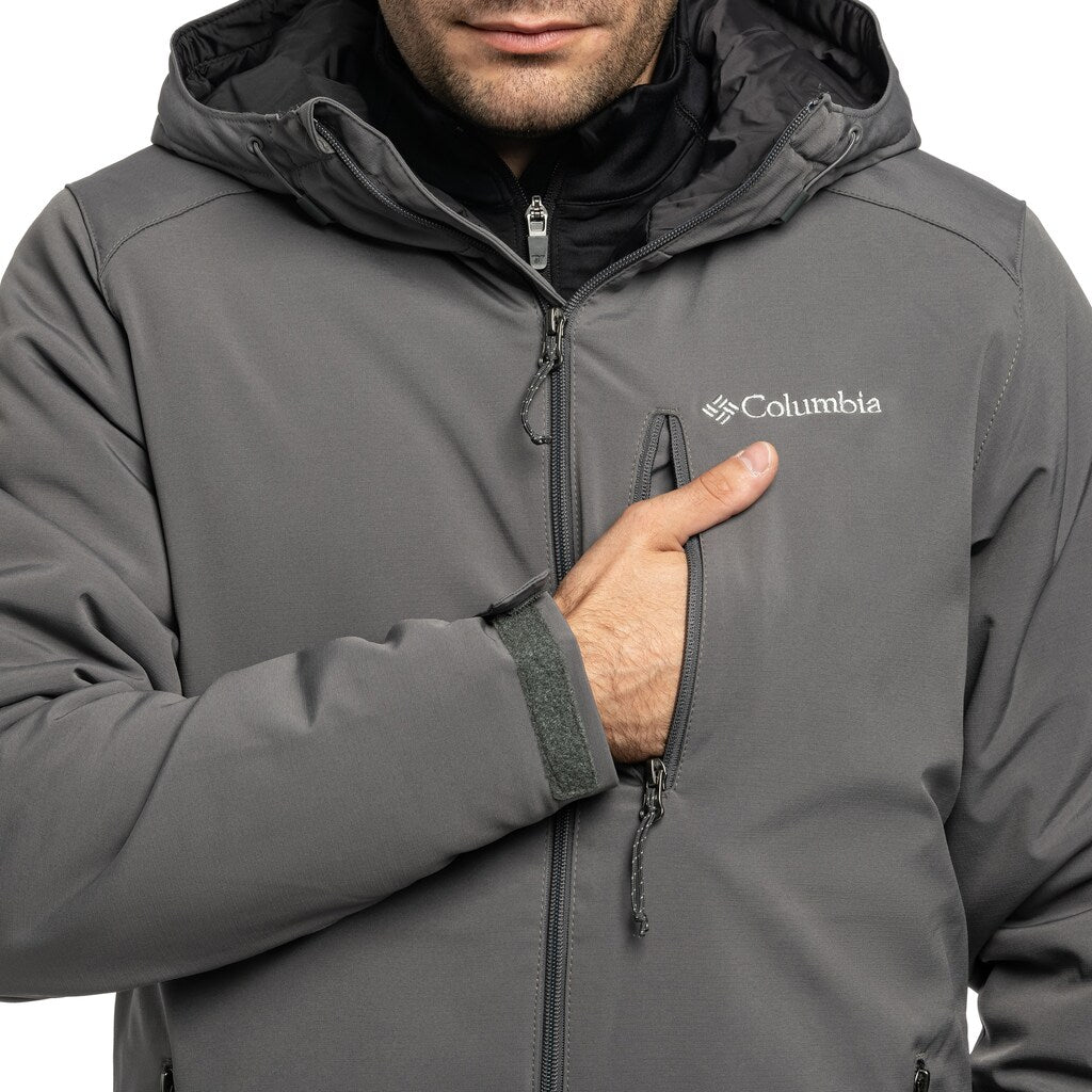 Kurtka Columbia Gate Racer II Softshell - City Grey