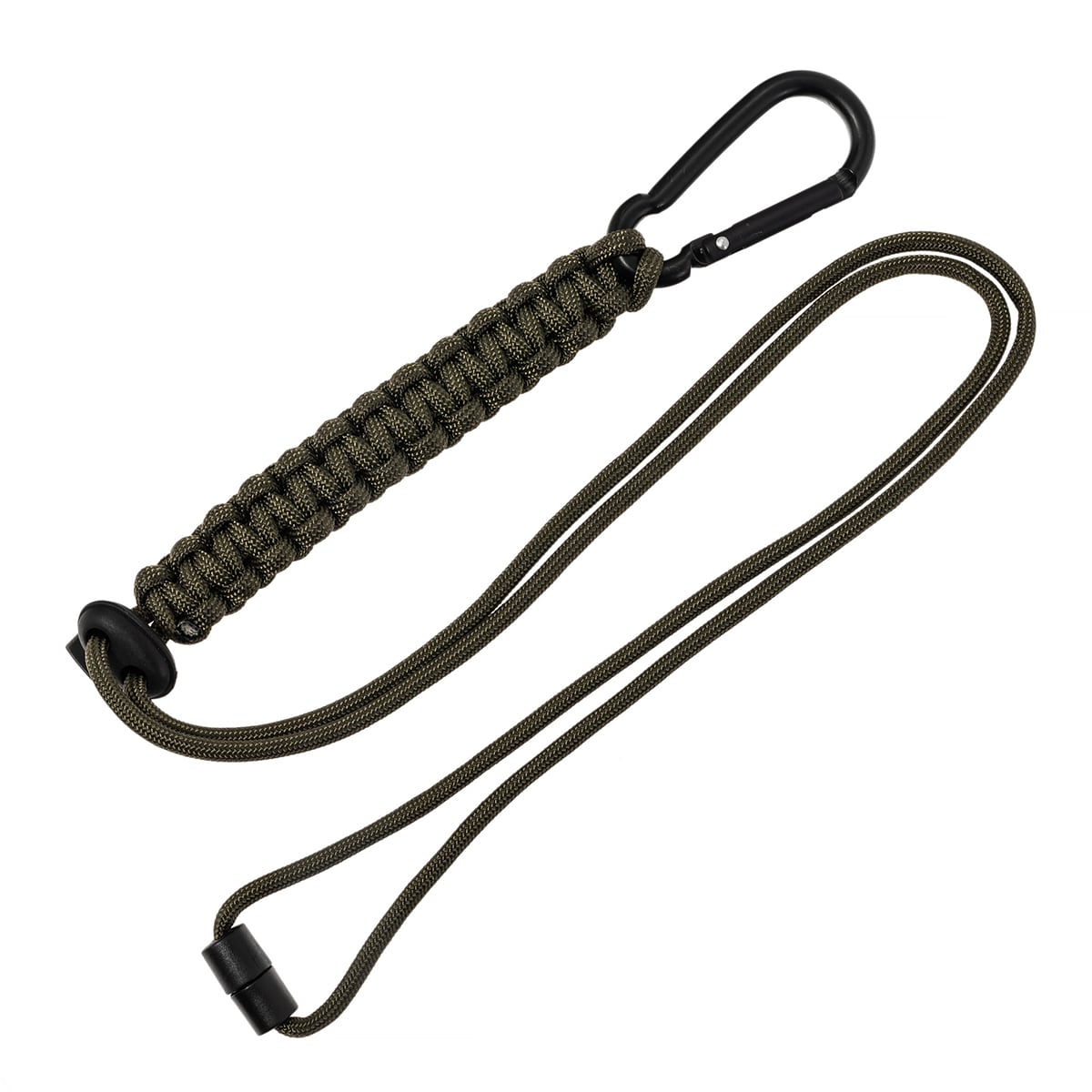Smycz Mil-Tec z paracordu - olive