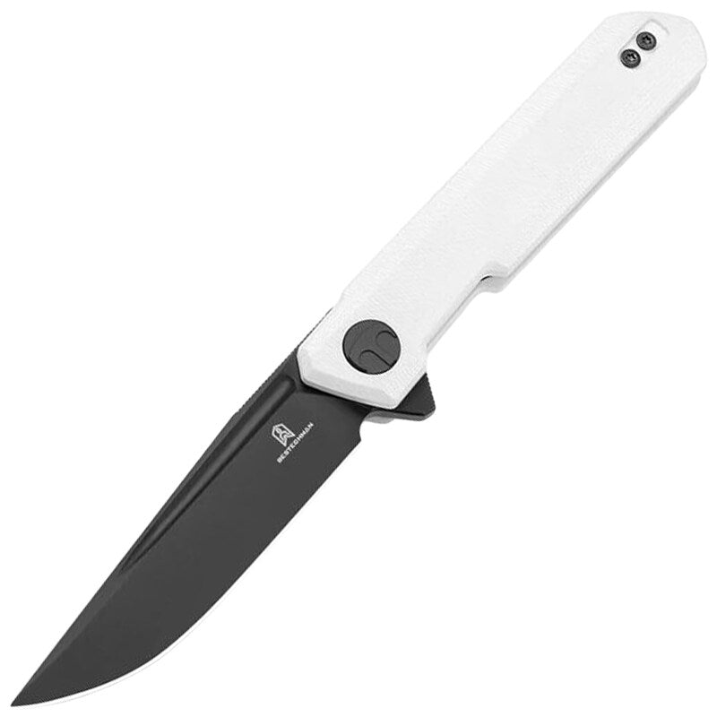 Nóż składany Bestechman Mini Dundee Double Detent - White/Black