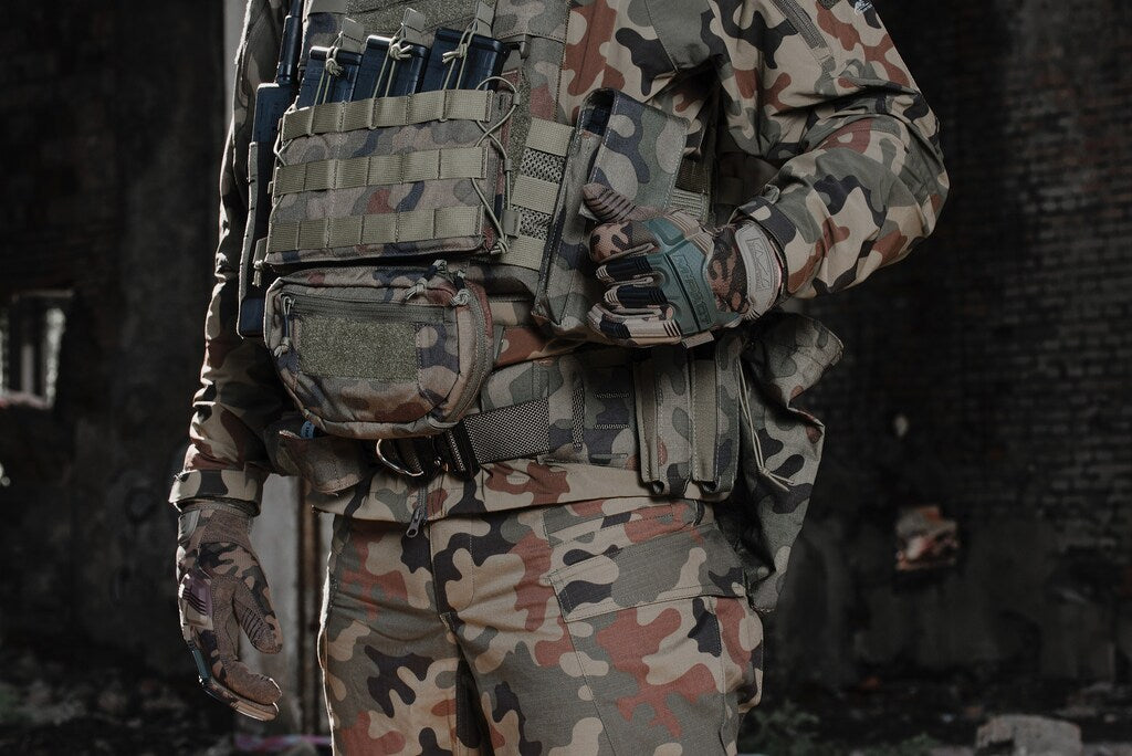 Pas taktyczny Combat Lab Cobra D-Ring MOLLE - wz.93 Pantera PL Woodland