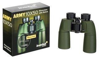 Lornetka Levenhuk Army 10x50 z siatką celowniczą