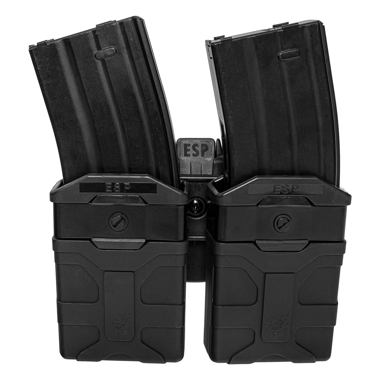 Podwójna ładownica obrotowa ESP z montażem UBC-08 na magazynki AR-15 - Black