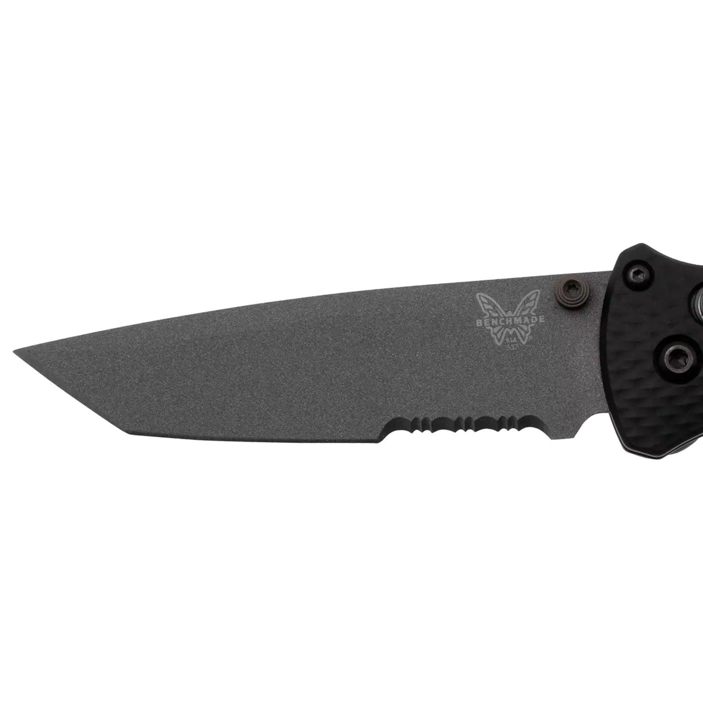 Nóż składany Benchmade Bailout CPM-M4 - Black Aluminum