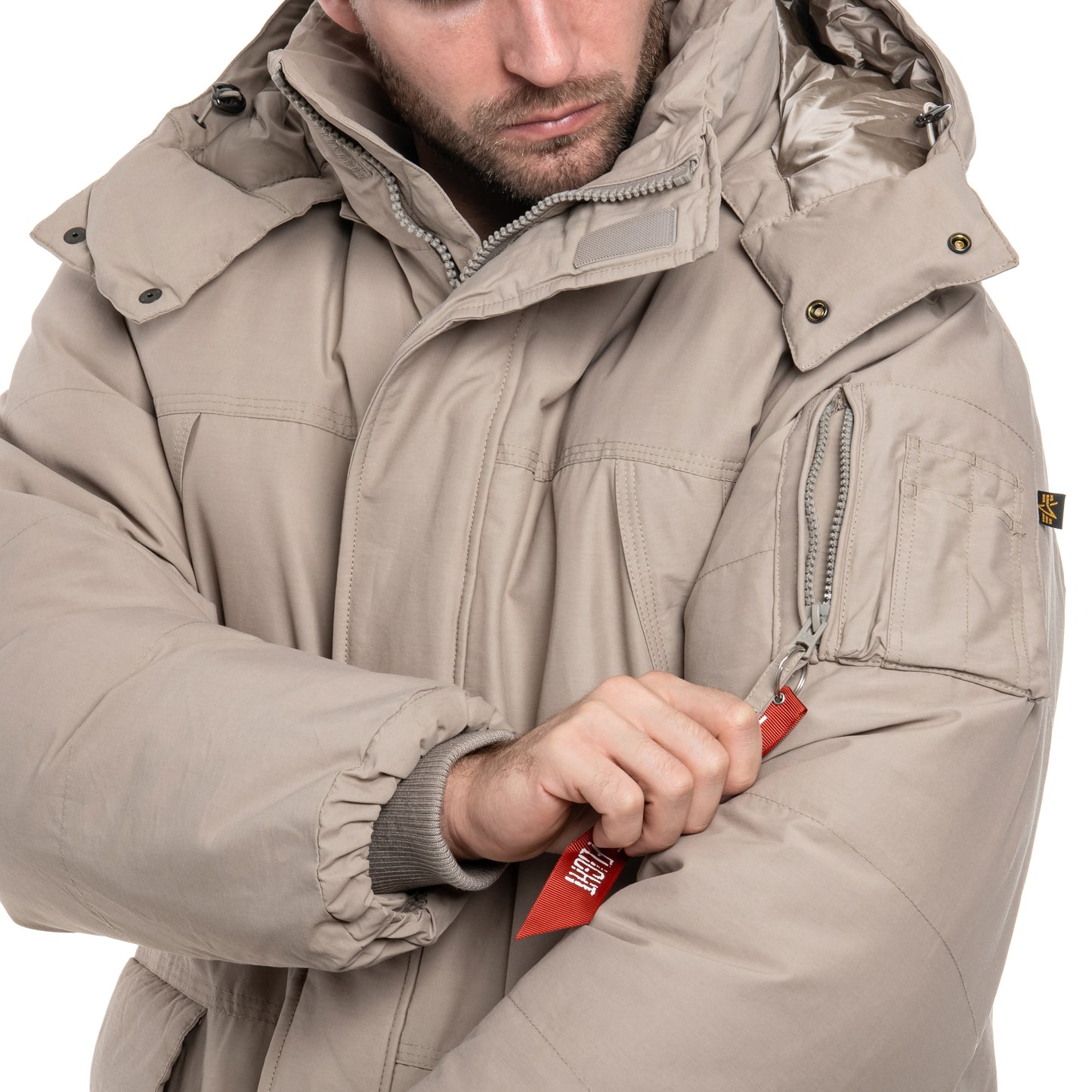 Kurtka Alpha Industries Puffer Parka - Vintage Sand